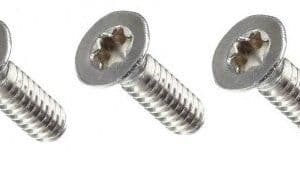 M6 Torx Stainless Flat head Screws Assorted