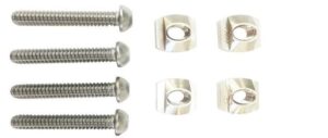 MH116 4 x Truck Nuts Screws & Washers